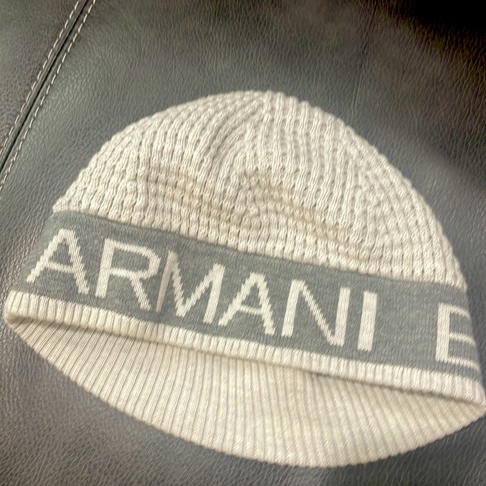 Armani exchange beanie